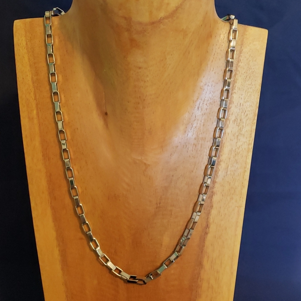 Stainless steel box link chain